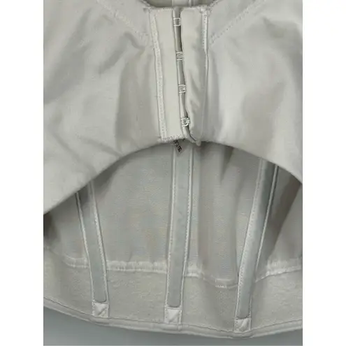 Maidenform Bridal Bra White Strapless Long Line 7715 Boned Size 36D