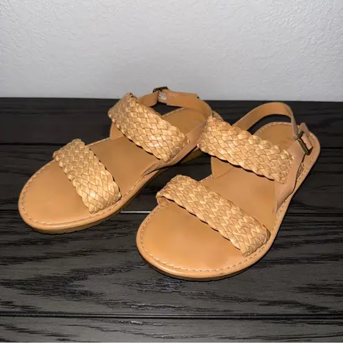 Kork-Ease Korks Callista Braded Leather Sandal in Natural Tan Size 6M