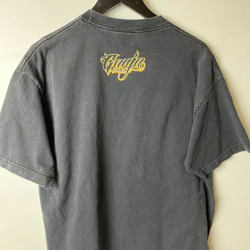 ODM Lion Graphic Tee T Shirt Vintage Y2K Large L Black Graphic Size XL