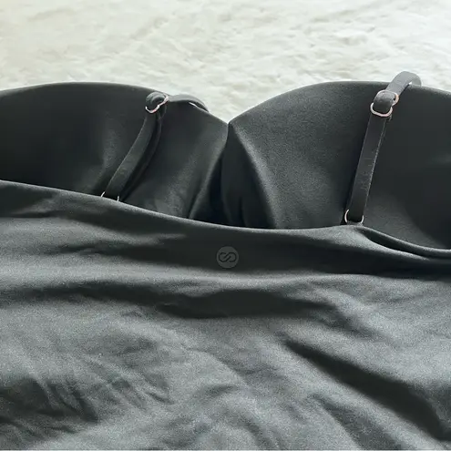 Calia Shirred Cutout One Piece Pure Black Size 16