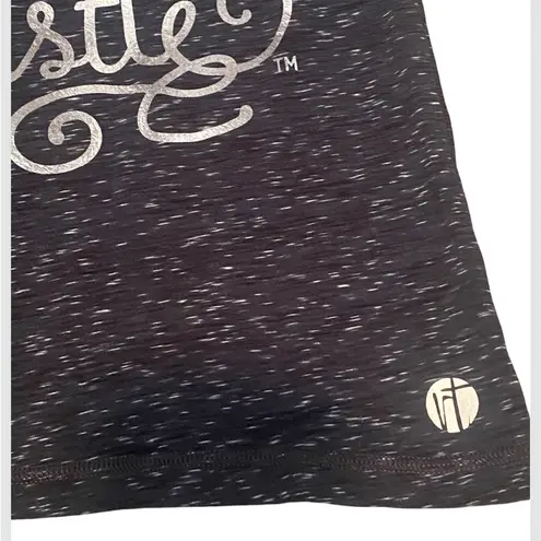 RAW THREADS Race You To The Castle Navy Racerback Graphic Race Tank Top XS Blue