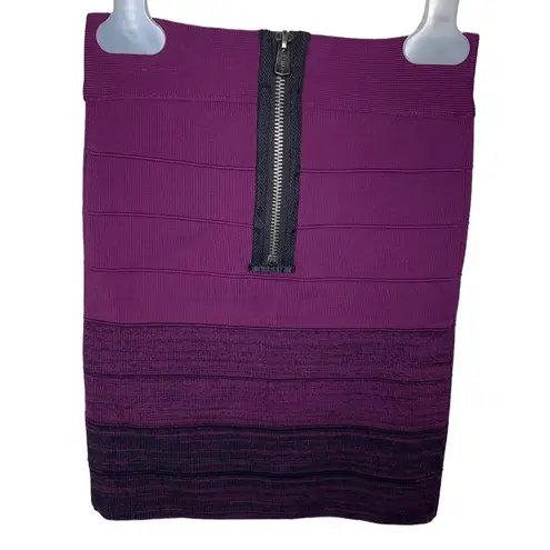 Guess  Eden bandage mini skirt in damson multi color size XS
