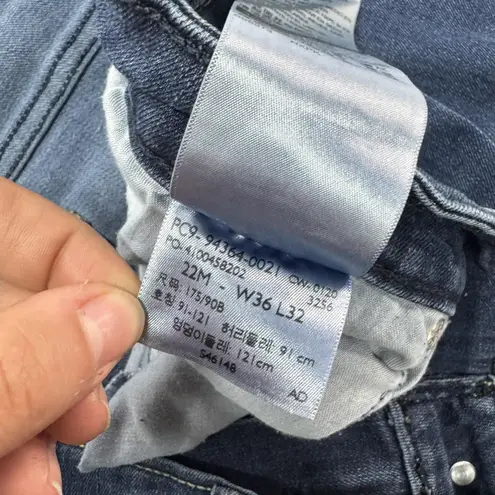 Signature Levi Strauss & Co Jeans Womens 12 Blue Mid Rise Bootcut Stretch Denim