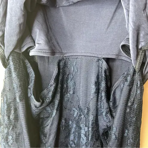 Tiffany Rose April Navy Lace Maternity Nursing Dress Size 6 Blue