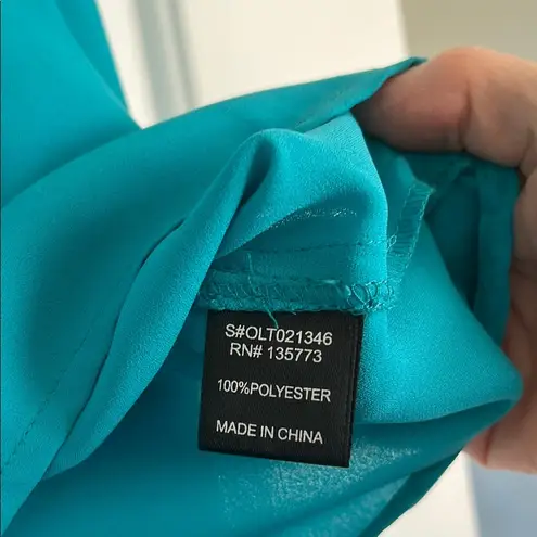 Olivaceous  Blue Button Down Shirt