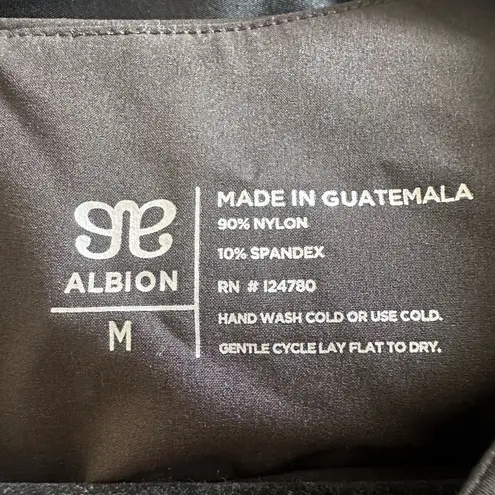 Albion Fit Nine To Nine Ruffle Sleeve Jumpsuit black size medium