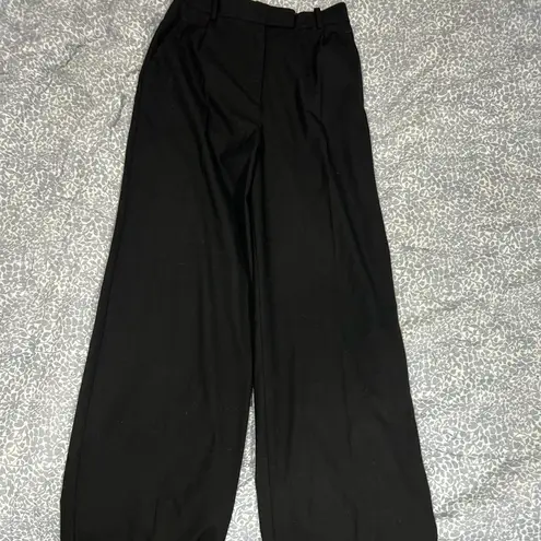 ZARA Women’s  Black Trousers High waisted work pants