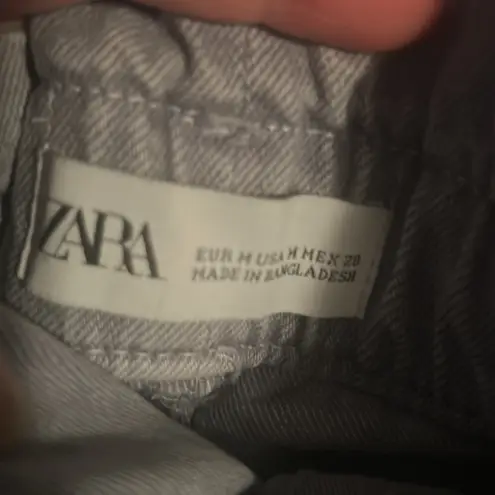 ZARA  Paperbag waist Denim Skirt size medium