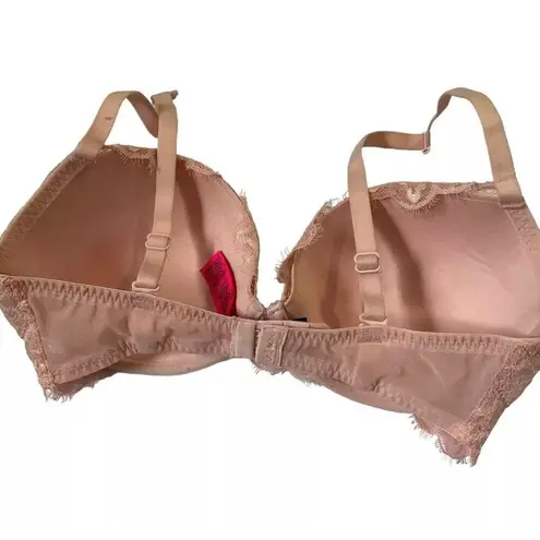 La Senza Diva Bra Peach Lace Multiway Strap Women's Size 32DD | 10D-771