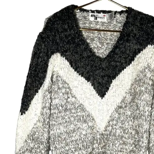 Vintage Wool Blend Long Sleeved V