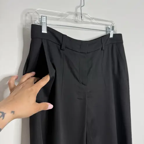 Rene Lezard Latrice Wool Blend Pants In Black Size 8 (38)