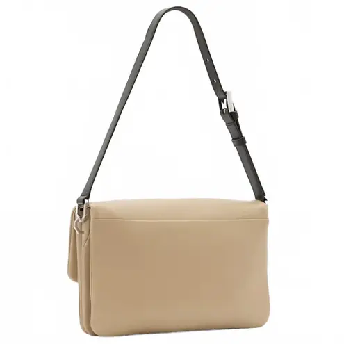 ALLSAINTS Ondine Leather Shoulder Bag Mink Brown NWT