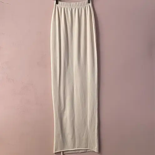 Naked Wardrobe Nude Bodycon Maxi Skirt Size XS EUC