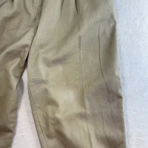 VTG 90s Together 4 Jeans Open Cross Peek A Boo Sides High Waist Jean Pleated Tan