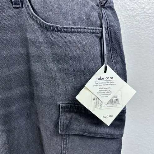 Ava & Viv  Women’s Black Cargo Slim Denim Skirt Size 22