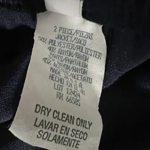 Vintage Petite Perceptions Womens Pull On Dress Pants 24 Career Party Formal Blue Size undefined