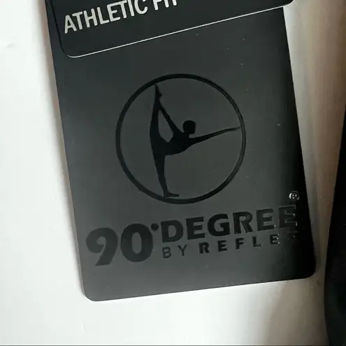 90 Degrees By Reflex Women's Sporty Long Line Black Unlined Bra Top Sz L Size L