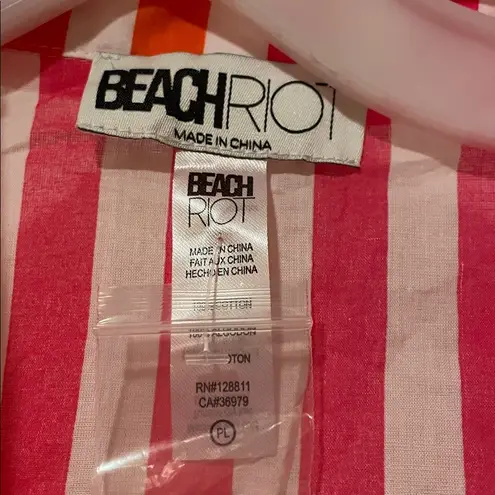 Beach Riot  Pink and Orange Striped Apparel