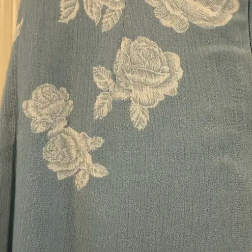 NWT Sadie & Sage Light Blue Faux Wrap Skirt