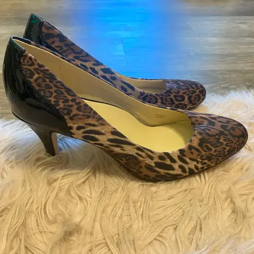 Taryn Rose Teaneck Leopard Print Pump Brown Multi by 