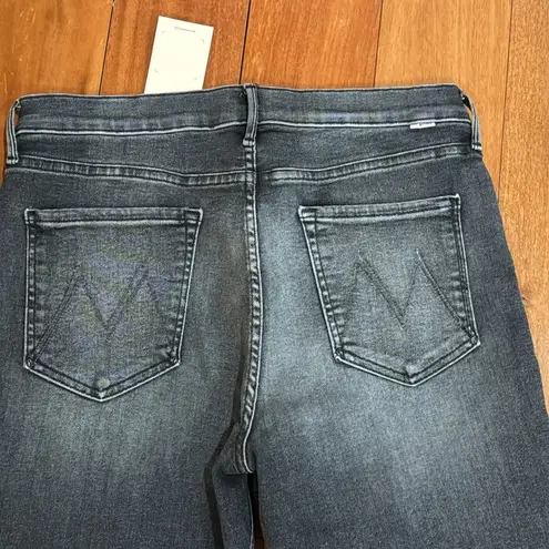 MOTHER Denim NWT MOTHER Women's Pixie Mid Rise Dazzler Ankle Up in Smoke Jeans size 33