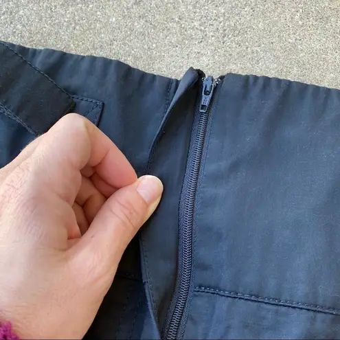 Patrizia Pepe Firenze Black Zip Pocket Skirt Size 6