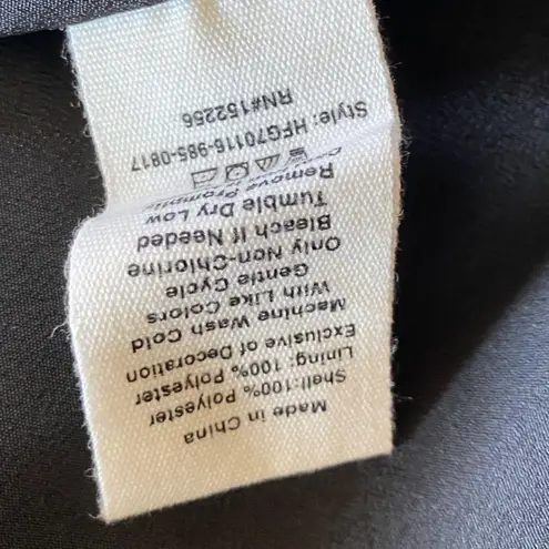 Avec Les Filles Printed Ruffled Fit & Flare Heart Sheer dress - S EUC