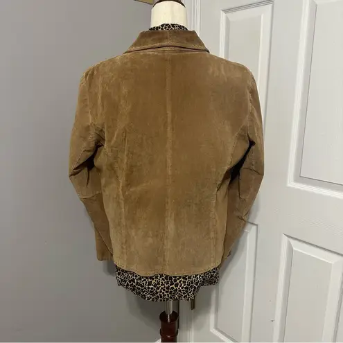 kim rogers Tan Suede Blazer