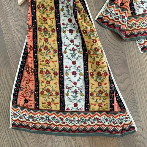 Museum Of Art The Metropolitan Vintage 100% Silk Scarf Floral Print