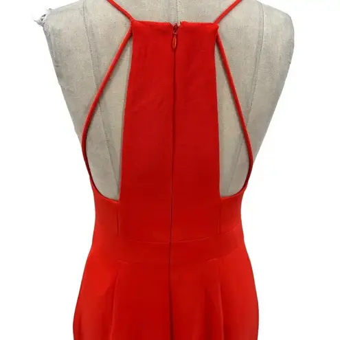 TALULAH Losing My Mind Midi Dress Tangerine Orange Size Medium / US 6