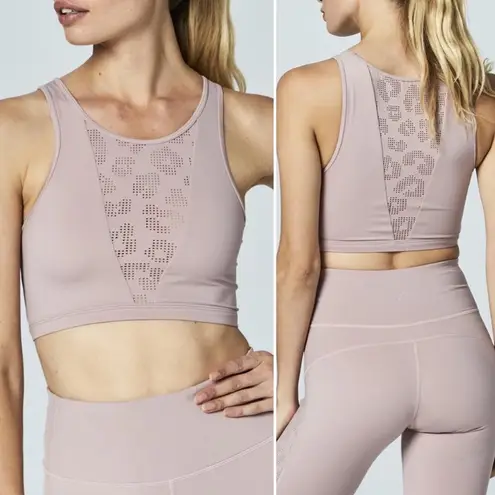 Varley Terri Bra Deauville Laser Cut Leopard Small