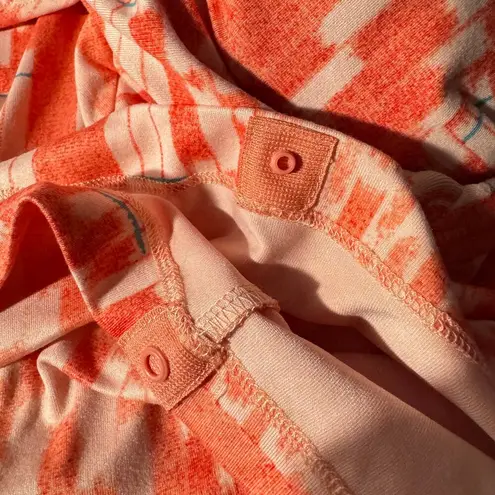 Title Nine Medium Yes Dress Inca Stretch Fit 'n Flare Shelf Bra Zipper Pockets