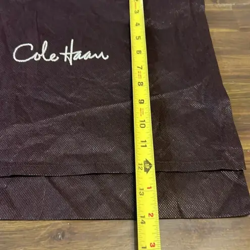 Cole Haan  Brown Protective Sleeve Fold Over Logo Case Dust Bag lightweight