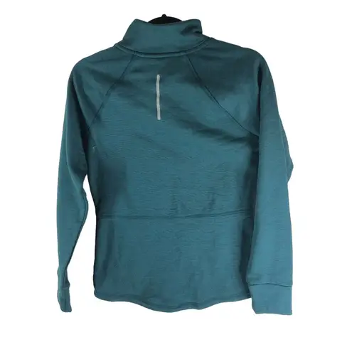 Hind Womens Running Pullover Sweatshirt Teal Activewear Size XS Blue