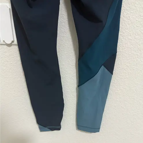 Lululemon  Wunder Under High Rise 7/8 Tight SE Nile Blue Nocturnal Teal Size 6