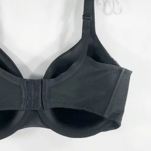 Cacique 40F Bra Black Full Coverage Underwire Plus Size Lane Bryant 140