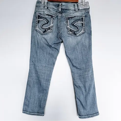 Silver Jeans Silver Light Wash Suki Capri Size 31