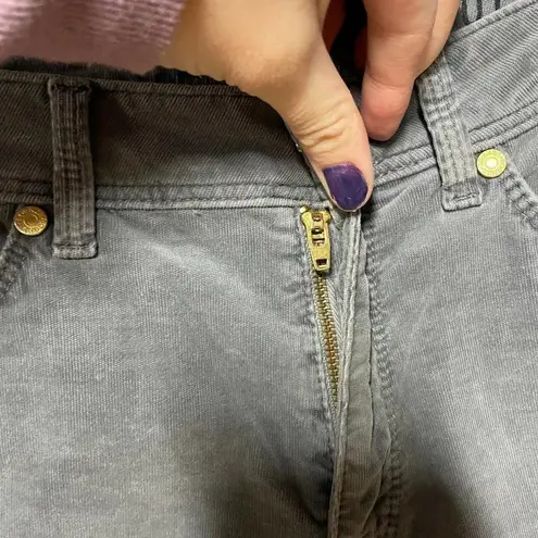 Bogner Julie 7/8 Corduroy Velvet Pants in Gray Size US 27 / 32