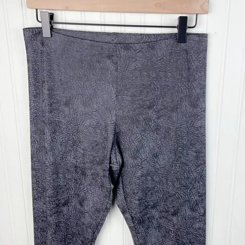 New York And Company Streetwear Leggings Casual Pants Grey Black Size Medium