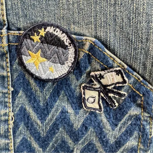 Akademiks AKDMKS Y2K Denim Patchwork Graffiti Coveralls Jumpsuit Flightsuit HipHop Belted