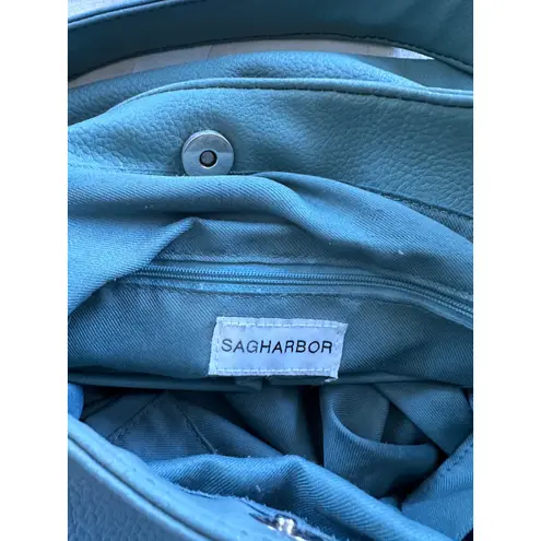 Sag Harbor Pebble Blue Shoulder Bag