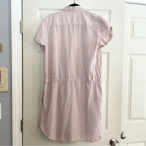 Thread & Supply Womens XL Shirt Dress Powder Pink Beachy Comfy Summer