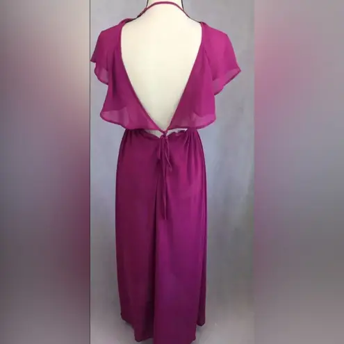 Romeo + Juliet Couture Romeo & Juliet Festival Fucshia Ruffle High Low Dress‎ Size Medium NWT