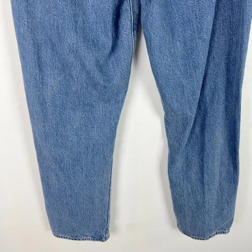 American Eagle  Distressed Mom Jeans Medium Wash Plus Size 16 EUC