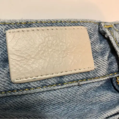 Maje Pandana Jeans Distressed Denim Patchwork Quilt Bandana Print Patches FR40 8