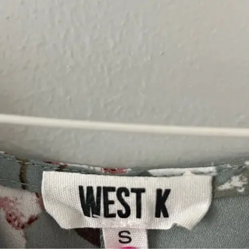 Stitch Fix West K Knot Front Short Sleeve Blouse Small