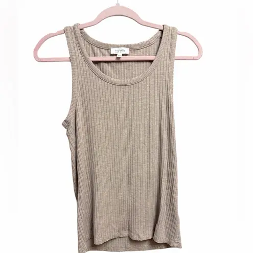 Haven Well Within Ribbed Knitwear in Brown Tan Size undefined