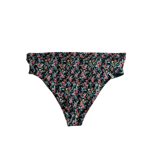 Body Glove Floral Black Bikini Swim Bottoms Size 3X NEW NW T