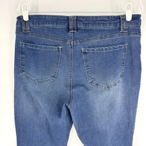 D. Jeans Bootcut High Rise Jeans No Distressing Blue Size 14