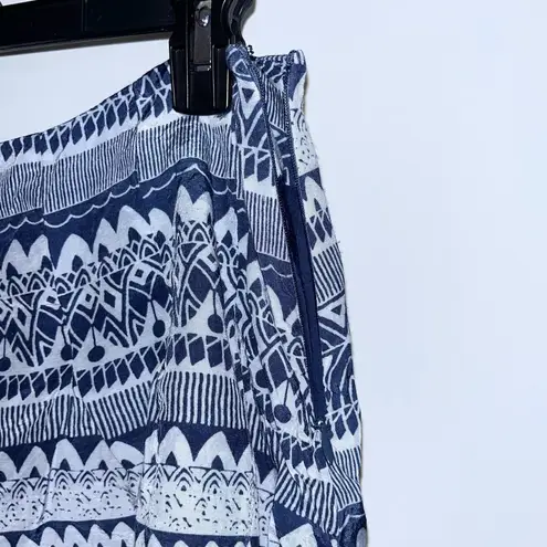 Free People High Rise Navy Blue Boho Flowy Lined Short Shorts 6